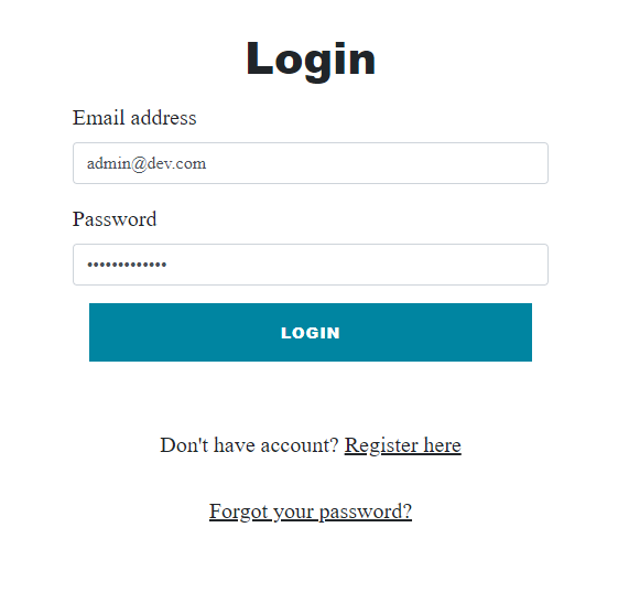 Login